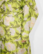 Trench with kimono sleeves