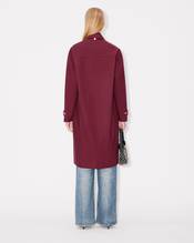 Cocoon coat in Machintosh Technical Fabric