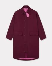 Cocoon coat in Machintosh Technical Fabric