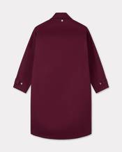 Cocoon coat in Machintosh Technical Fabric