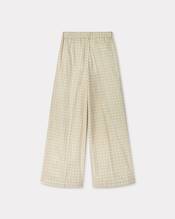 KENZO Weave' pyjama pants in mixed twill cotton