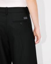 Wide leg pants in virgin wool