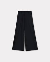 Wide leg pants in virgin wool