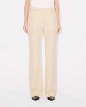 Flared pants in cotton