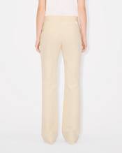 Flared pants in cotton