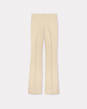Flared pants in cotton