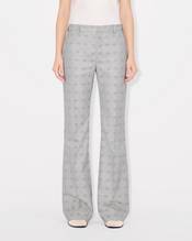 'KENZO Weave' flared pants in jacquard wool