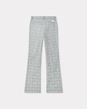 'KENZO Weave' flared pants in jacquard wool