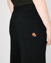 'KENZO Pop' embroidered straight pants in merino wool