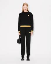 'Boke Flower' embroidered jogpants in cotton
