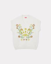 'KENZO Jungle Flower' embroidered wool vest