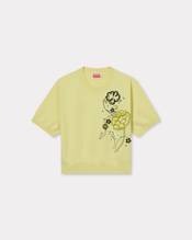 KENZO Peonies' embroidered top in light wool