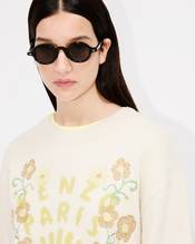 'KENZO Jungle Flower' embroidered wool jumper