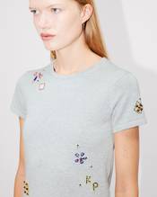 Embroidered top in cotton