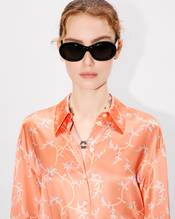 'KENZO Jungle Flower' midi shirt dress in silk