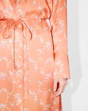 'KENZO Jungle Flower' midi shirt dress in silk