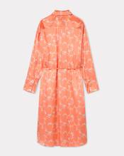 'KENZO Jungle Flower' midi shirt dress in silk