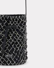 'KENZOAMA' bucket bag in canvas and fishnet