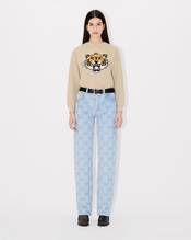 'KENZO Happy Tiger' embroidered sweatshirt in cotton