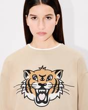 'KENZO Happy Tiger' embroidered sweatshirt in cotton