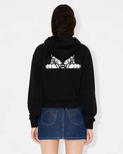 'KENZO Happy Tiger' zipped hoodie in cotton