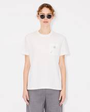 'Boke Flower' embroidered loose T-shirt in cotton