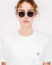 'Boke Flower' embroidered loose T-shirt in cotton