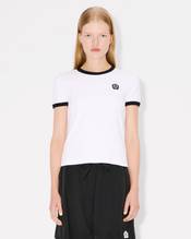 'Boke Flower 2.0' embroidered rib T-shirt