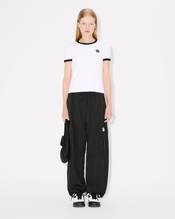 'Boke Flower 2.0' embroidered rib T-shirt