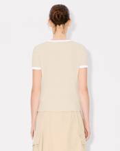 'Boke Flower 2.0' embroidered rib T-shirt
