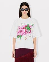 'KENZO Peonies' T-shirt in cotton