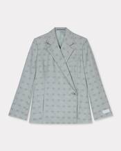 'KENZO Weave' kimono blazer in jacquard wool
