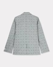 'KENZO Weave' kimono blazer in jacquard wool