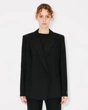 Kimono blazer in virgin wool