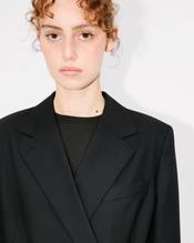 Kimono blazer in virgin wool