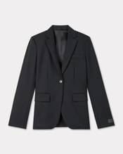 Waisted blazer in virgin wool