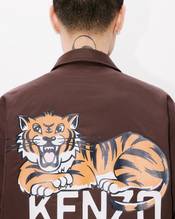 'KENZO Happy Tiger' heavy coach jacket