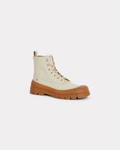 'KENZO-Gobi' lace-up boots in canvas