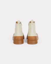 'KENZO-Gobi' lace-up boots in canvas