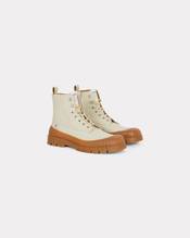 'KENZO-Gobi' lace-up boots in canvas