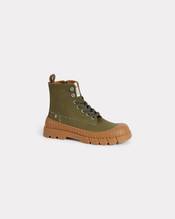 'KENZO-Gobi' lace-up boots in canvas