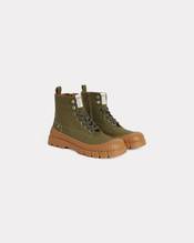 'KENZO-Gobi' lace-up boots in canvas