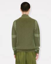 'Boke Flower 2.0' zipped cardigan in cotton and wool