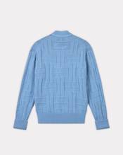 'KENZO Weave' embroidered cardigan in cotton