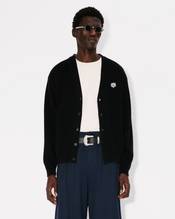 'KENZO Happy Tiger' embroidered cardigan in merino wool
