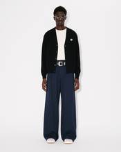'KENZO Happy Tiger' embroidered cardigan in merino wool