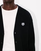 'KENZO Happy Tiger' embroidered cardigan in merino wool