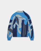 'KENZO Chiku-Rin Camo' embroidered cardigan in cotton and wool