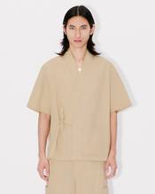 Kimono shirt in cotton ripstop