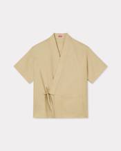 Kimono shirt in cotton ripstop